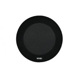 WHD R 240 Designblende - GBW R240 W - Weißglasblende rund, Gitter weiß